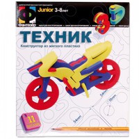 Конструктор мягкий - набор "Техник - Мотоцикл"