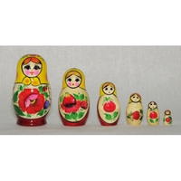 Матрешка  "Россияночка" (6 кукол)