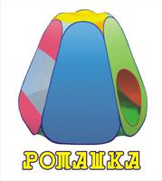 Дет. палатка №6 "Ромашка" 125х140х115