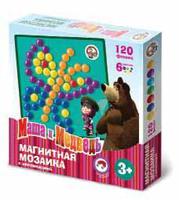 Магнитная мозаика с аппликациями Маша и Медведь
