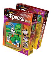 Набор фреска  "Вершки и корешки" - изготовление картин из песка