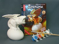 Раскраска объемная "Дракон Крикун"