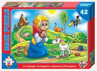 Макси пазл 42 элемента Сестрица Аленушка и братец Иванушка