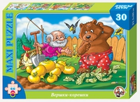 Макси пазл 30 элементов "Вершки и корешки"