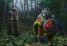 Раскраска объемная "Волк с топором" (Хранители леса)