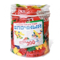 Конструктор детский Блочный К-200 в мешке