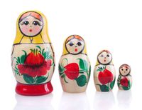 Матрешка  "Россияночка" (3 куклы)