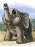 Раскраска объемная "Слоненок" (Вокруг света)