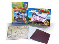 Фоторамка для выпиливания и выжигания Пилот